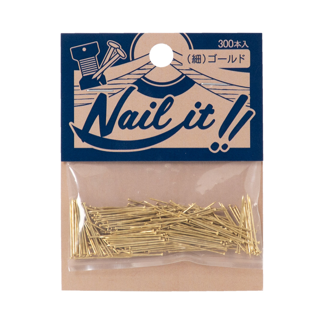 Nail it!! 釘(細) φ0.6×20mm 袋入り(全2種)