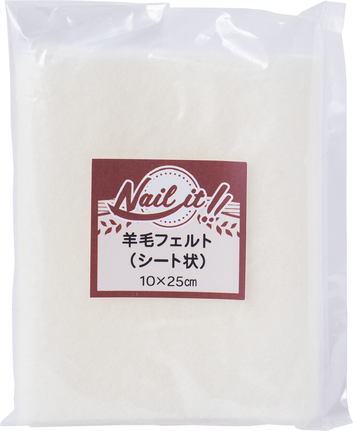 Nail it!! 羊毛フェルト 10×25cm (全20色)