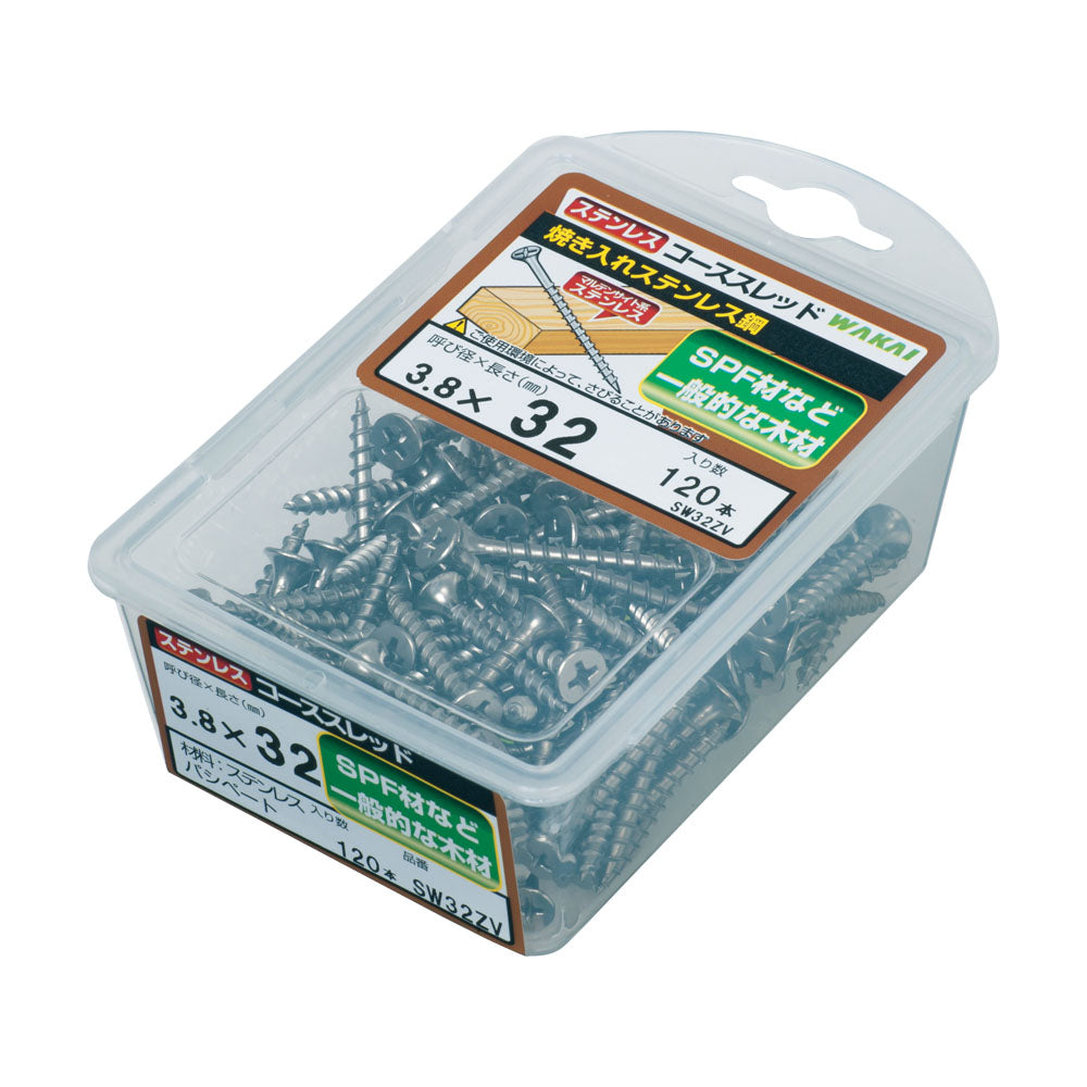 ステンレス コーススレッド ラッパ頭