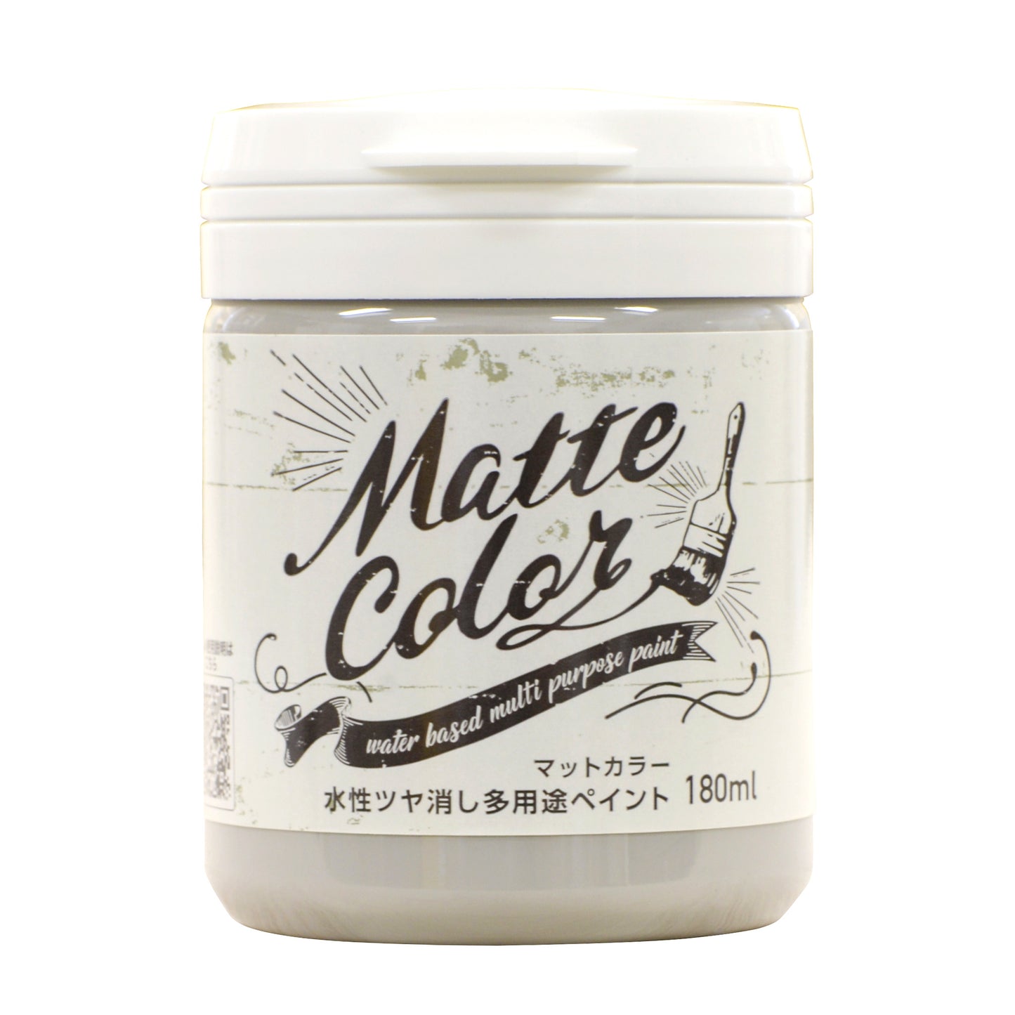 アサヒペン 水性ツヤ消し多用途ペイント 180ml 全12色セット|低臭タイプの屋内外兼用。おしゃれなマットカラー!