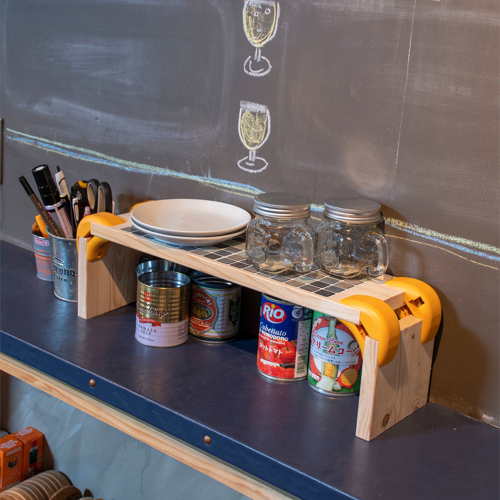 【送料無料】ハグブロック 小物用ラック 木材セット|【ハグブロック公式ショップ】はさんで固定するだけ簡単オリジナル家具が作れるアイテム。アウトドアにも