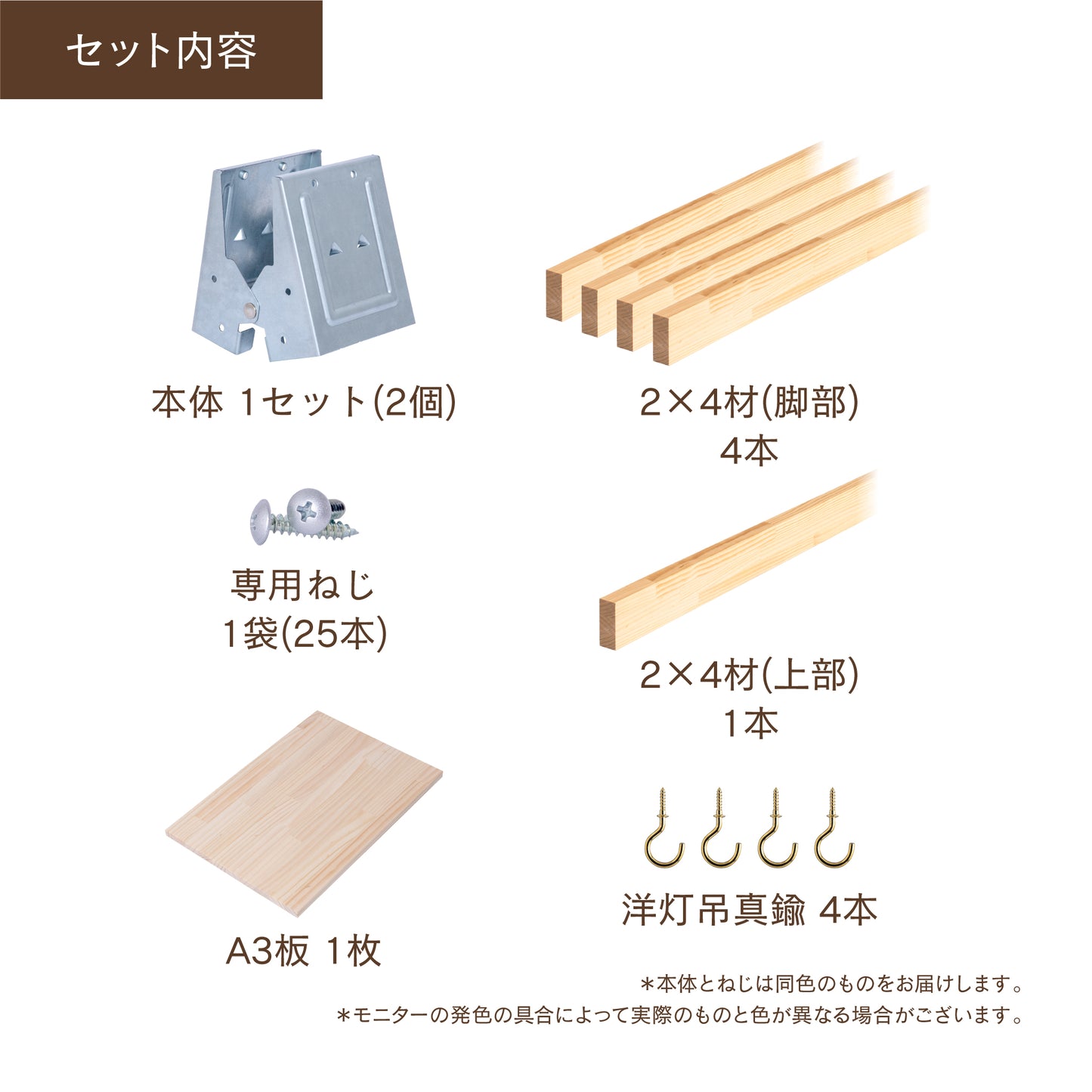 【送料無料】トライジョイント A3木材セット