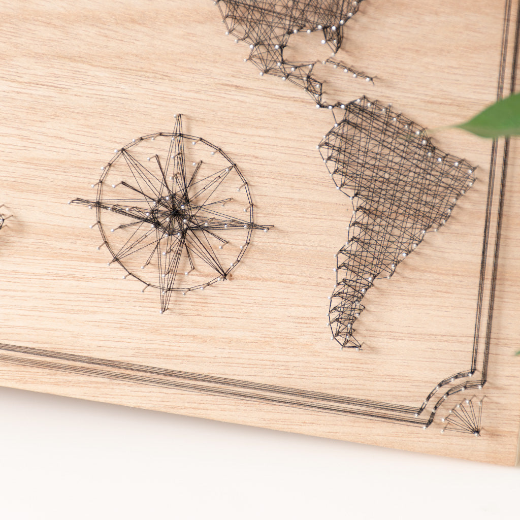 Nail it!! キット パターンNo.600 デザイン：世界地図 A3