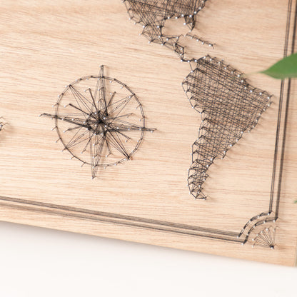 Nail it!! キット パターンNo.600 デザイン：世界地図 A3